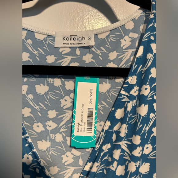 Kaileigh jersey knit faux wrap dress. - Picture 2 of 4